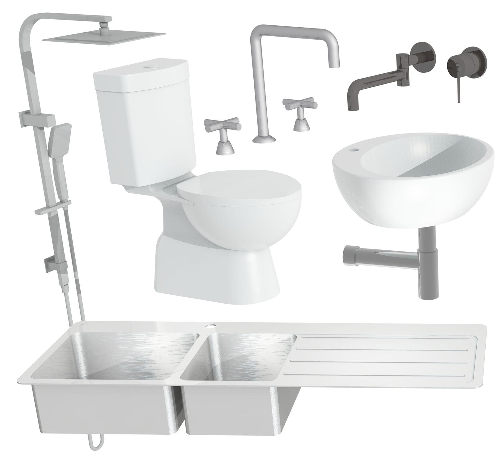 Infinite Kitchen & Bath Fixtures: Complete CAD Library for Archicad